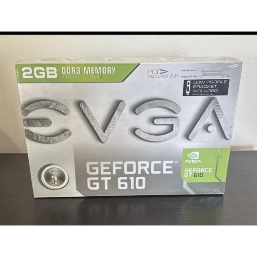 NEW Sealed EVGA Nvidia GeForce GT 610 Graphics Card (02GP32619KR) 2GB DDR3